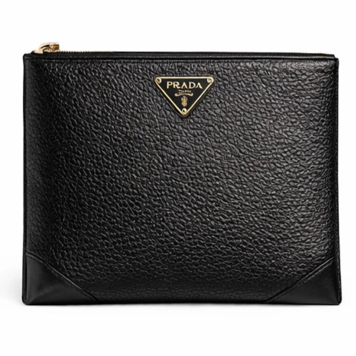 Prada – Saffiano Leather Clutch – Black Edition - صورة 5