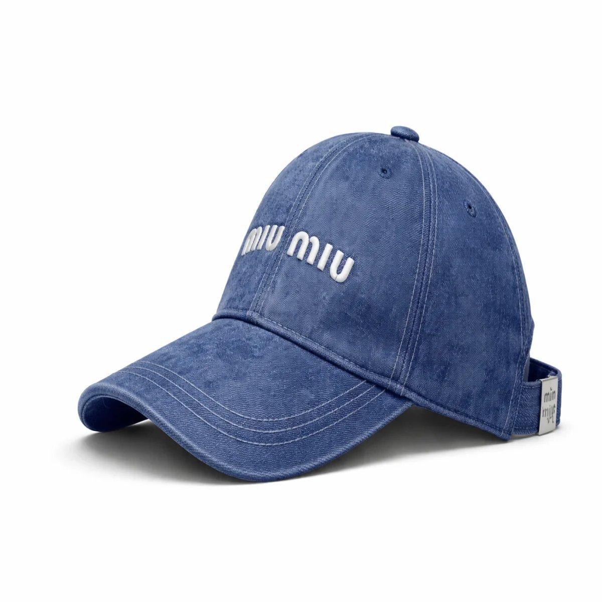 قبعة Miu Miu دنيم - صورة 2