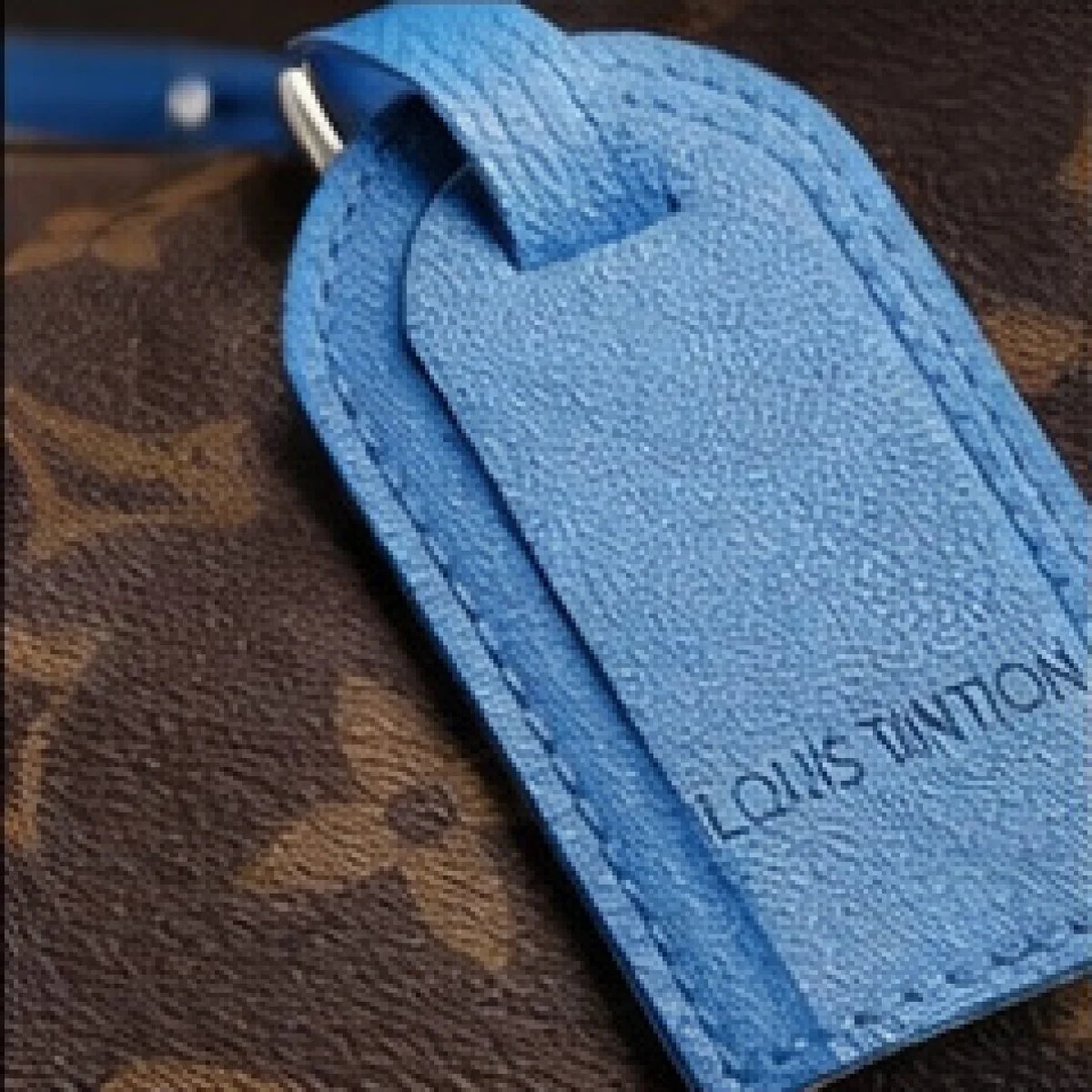 Louis Vuitton Keepall Bandoulière Monogram Blue Accent - صورة 10