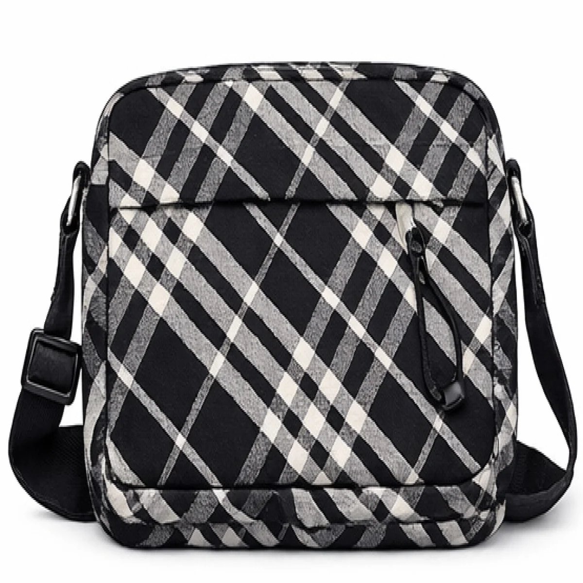 Burberry Check Crossbody Compact – Black Edition - صورة 9