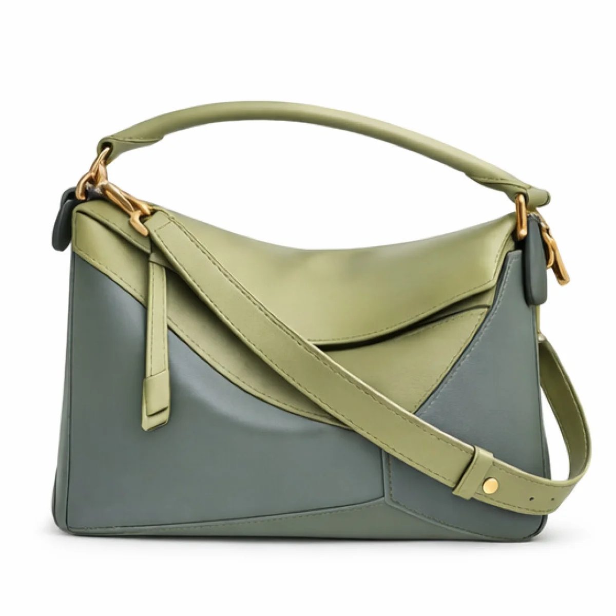 Loewe Puzzle Edge Leather Shoulder Bag - صورة 10