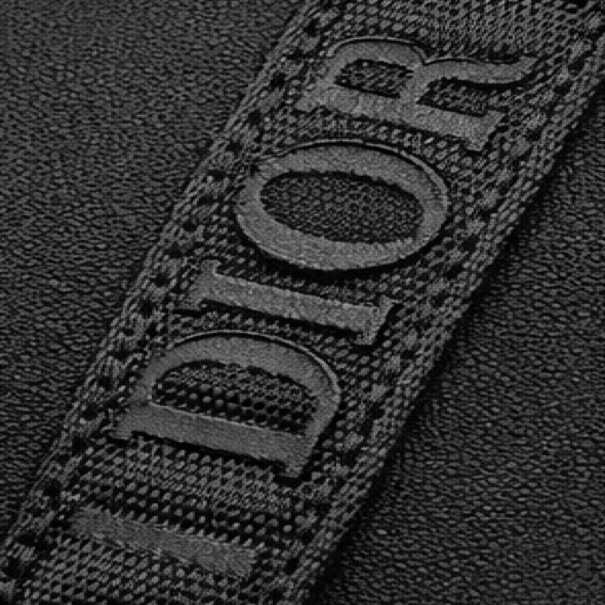 Christian Dior Oblique Clutch – Black Canvas Edition - صورة 9