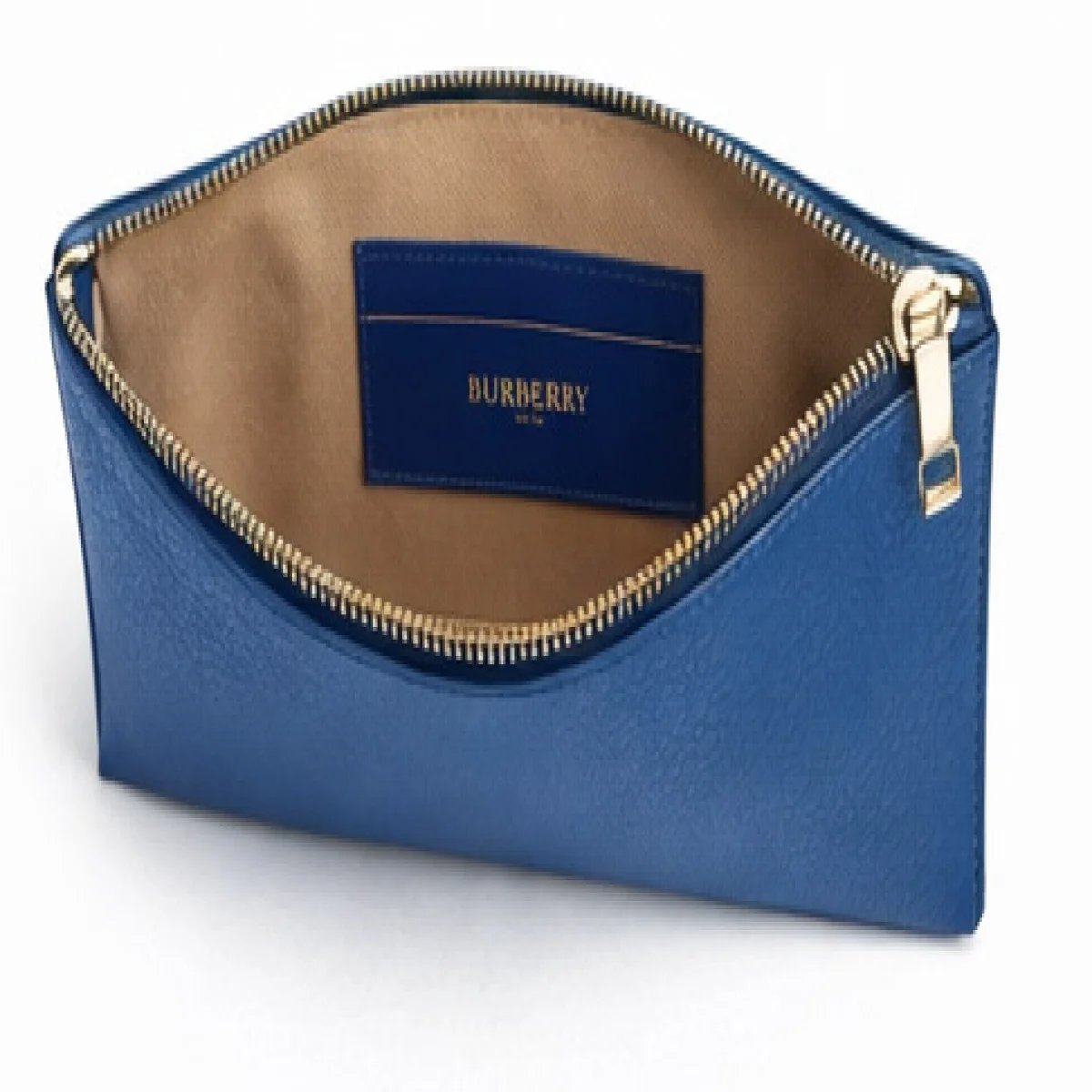 Hermès – Horse Carriage Embossed Leather Clutch – Blue Edition - صورة 4