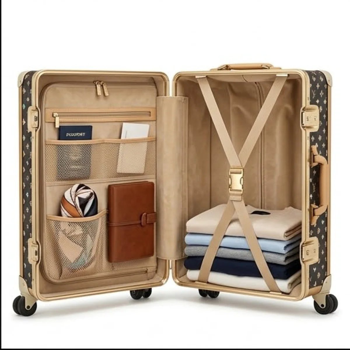 Louis Vuitton – Multicolor Monogram Rolling Travel Suitcase Premium Edition - صورة 3