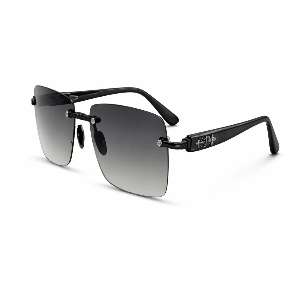 نظارة Chrome Hearts Style Rimless - صورة 3