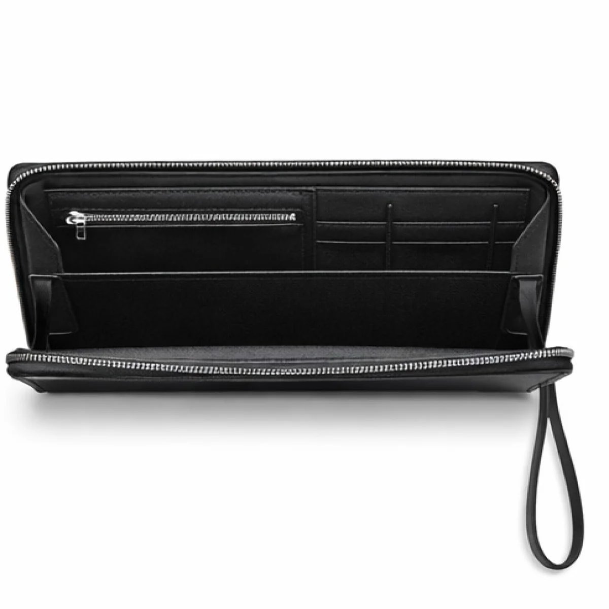 Burberry London Check Zip Wallet – Black Edition - صورة 4