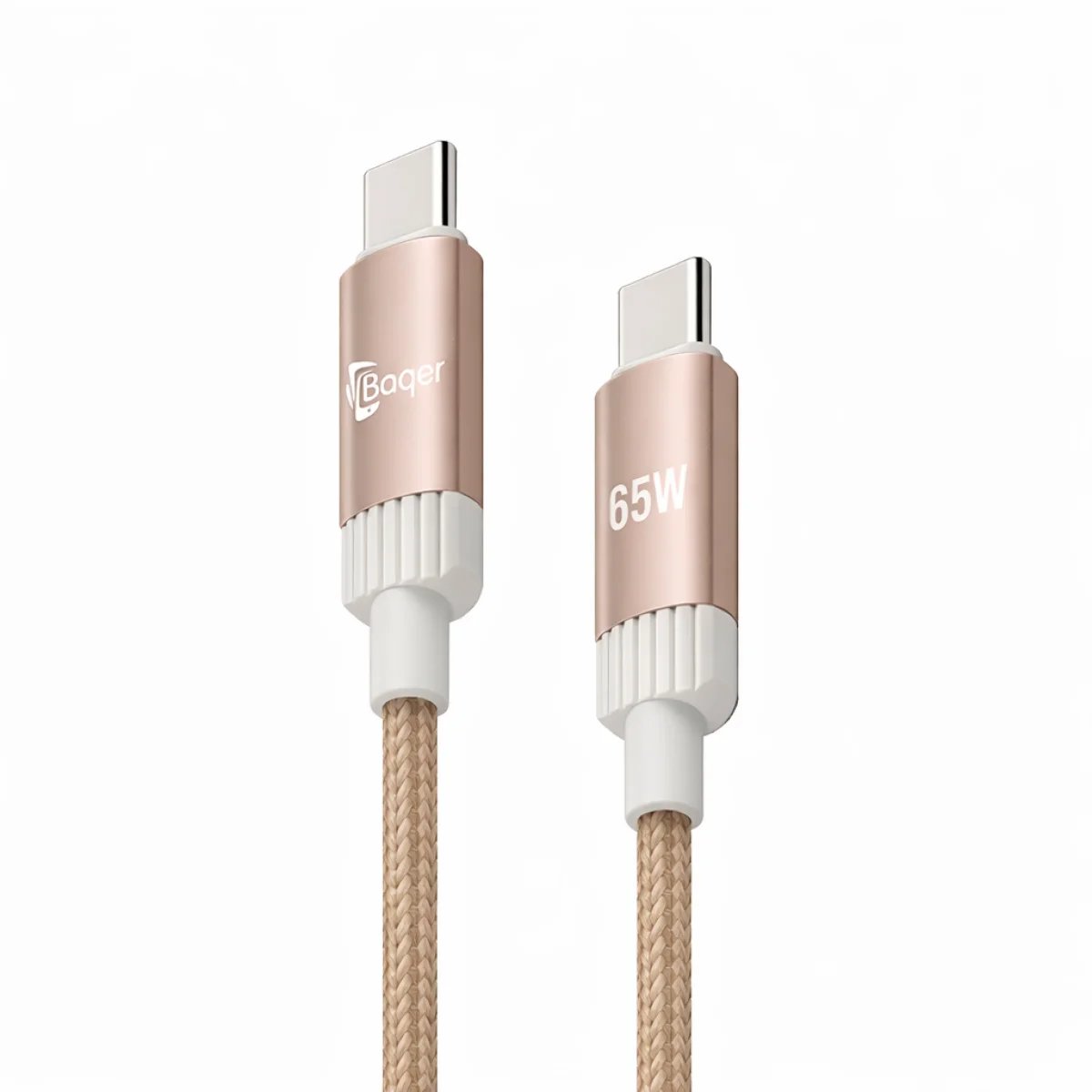 Baqer USB-C to USB-C 65W Fast Charging Cable –BC_C217 - صورة 3