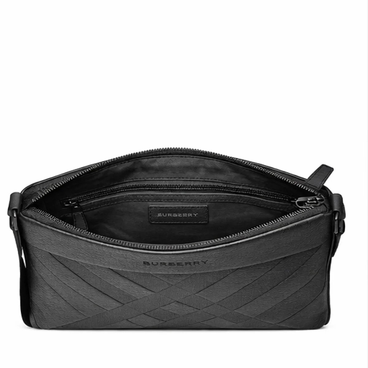 Burberry Leather Clutch Bag – Black Edition - صورة 5