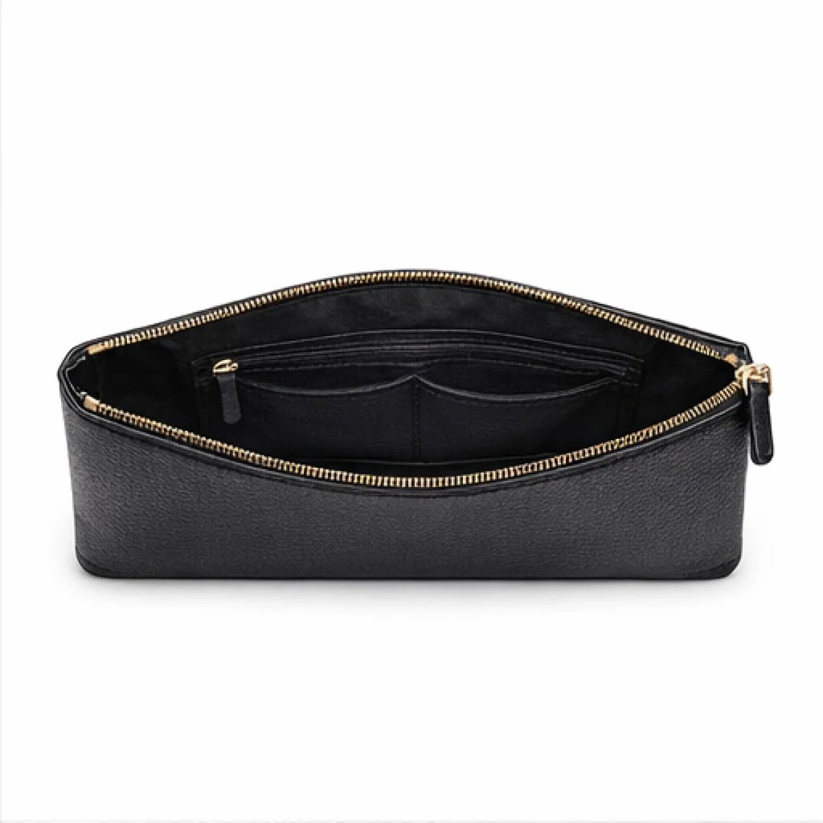 Hermès Paris – Evelyne H Leather Zip Clutch – Black Edition - صورة 2