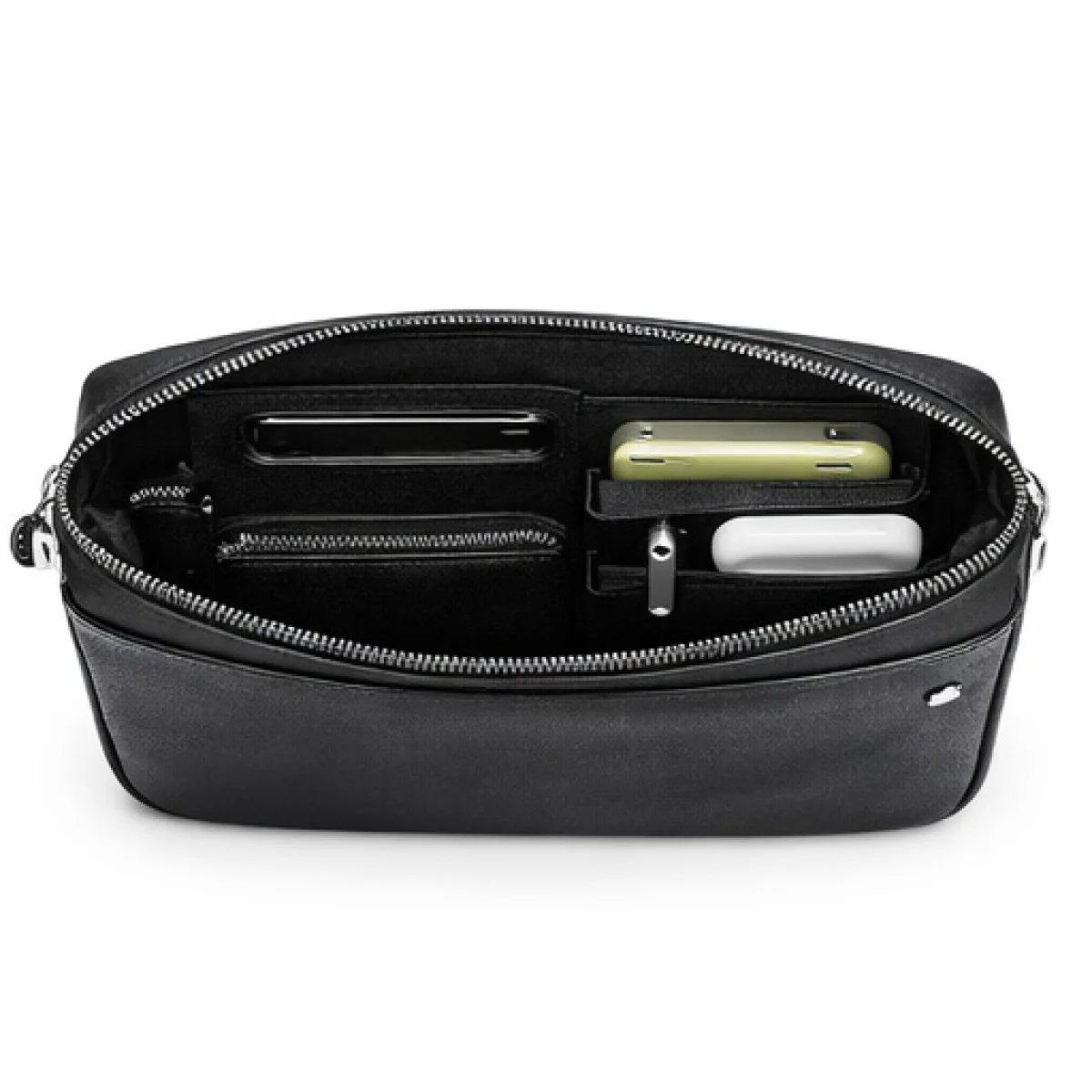 Montblanc Leather Zip Clutch Bag – Elegant Classic - صورة 4