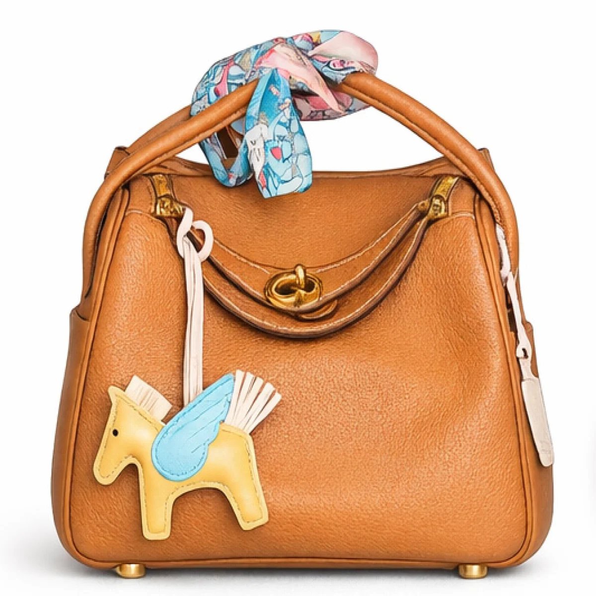 : Hermès Lindy Mini Bag – Camel Edition - صورة 6