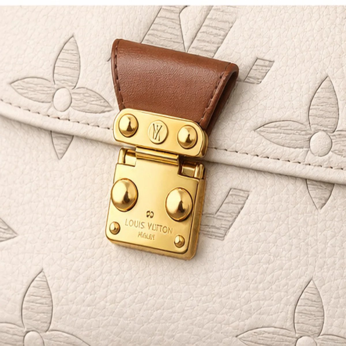 Louis Vuitton Monogram Lock Top Handle Bag – Cream Edition - صورة 4