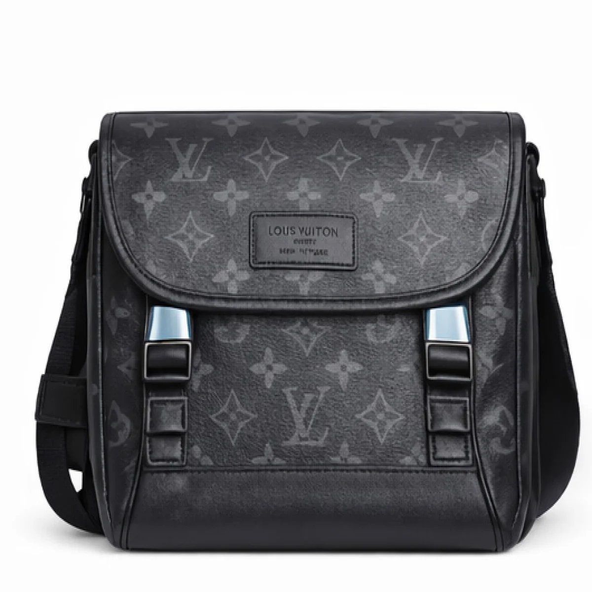 Louis Vuitton Monogram Eclipse Messenger Bag – Black Edition - صورة 4