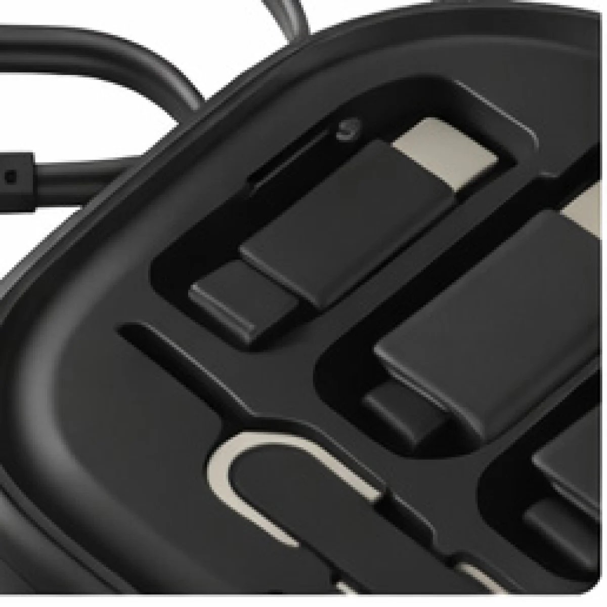 Baqer 60W Retractable Multi Cable Box (PD) –BC_C228 - صورة 2