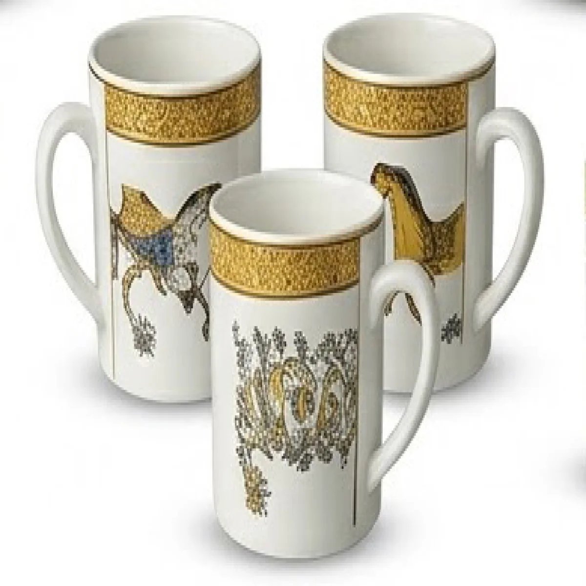 HERMÈS – Luxury Artistic Coffee Cup Set - صورة 3