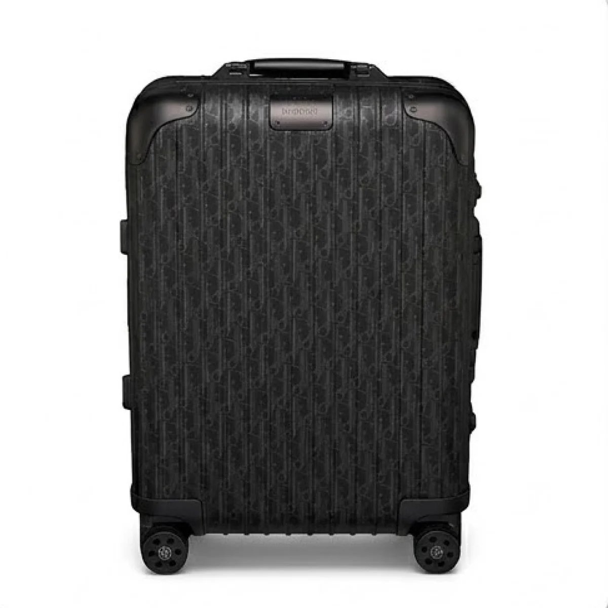 RIMOWA × Christian Dior – Dior Oblique Cabin Rolling Suitcase Black Edition - صورة 5