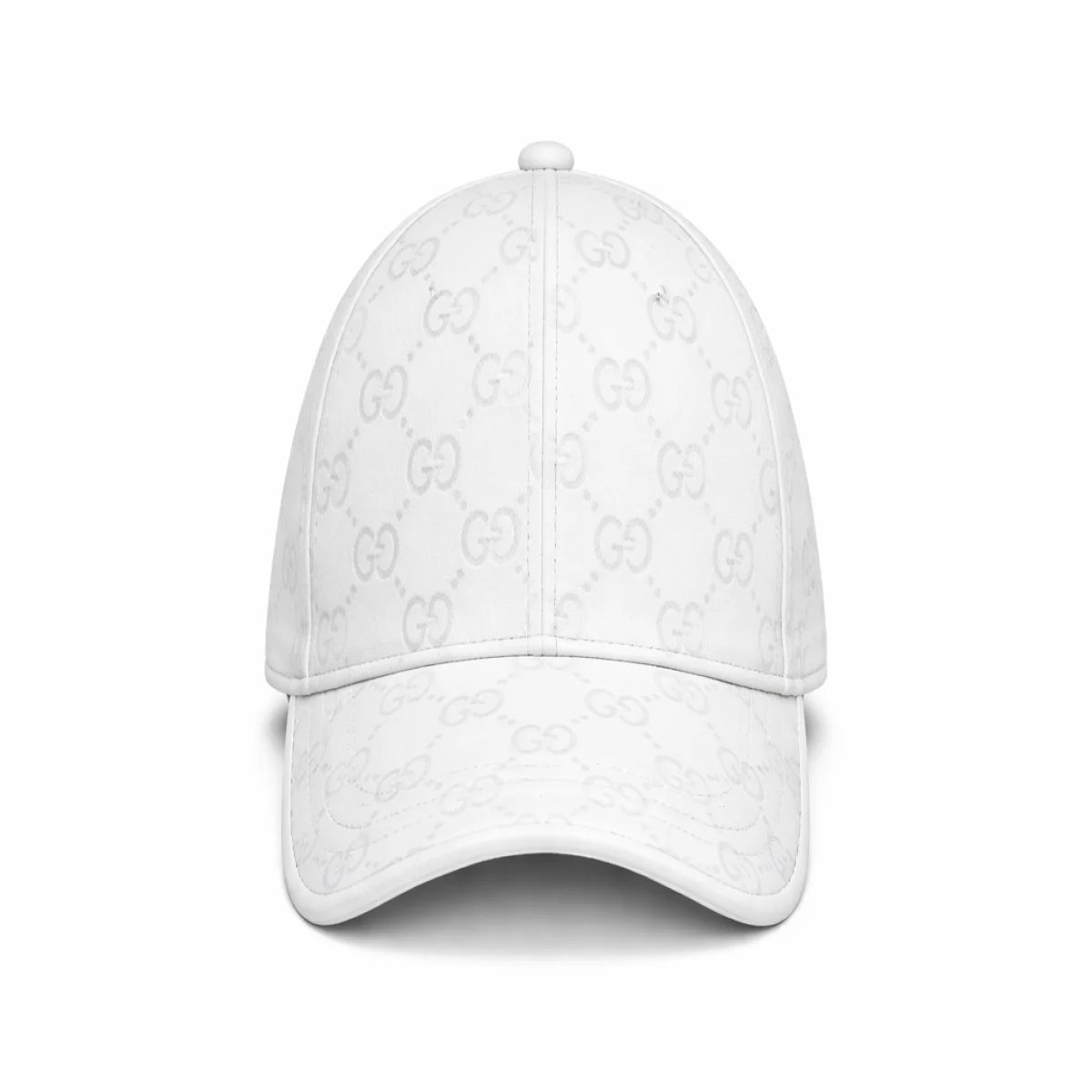 قبعة Gucci جلد أبيض - صورة 3