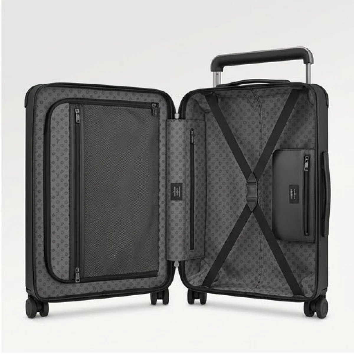 Louis Vuitton – Classic Black Rolling Travel Suitcase - صورة 4