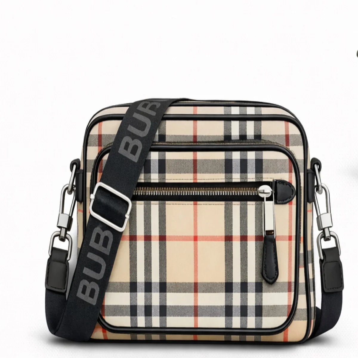 Burberry Vintage Check Canvas Crossbody Bag - صورة 6