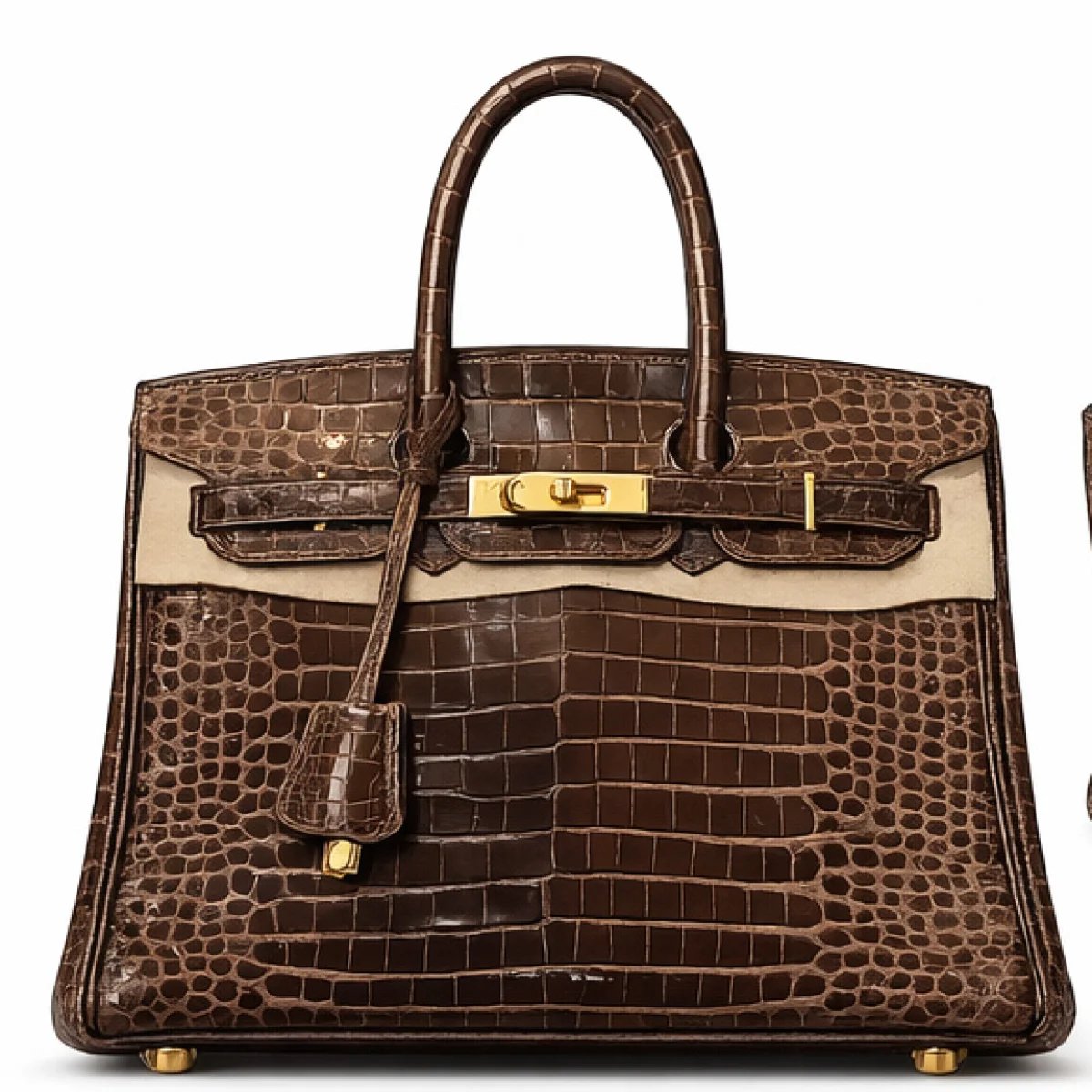 Hermès Birkin Crocodile Brown Edition - صورة 8