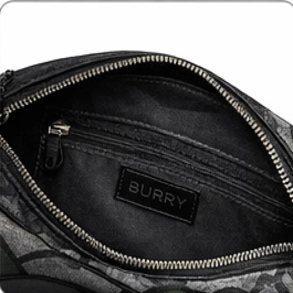 Burberry Monogram Print Crossbody Bag – Dark Green Edition - صورة 5