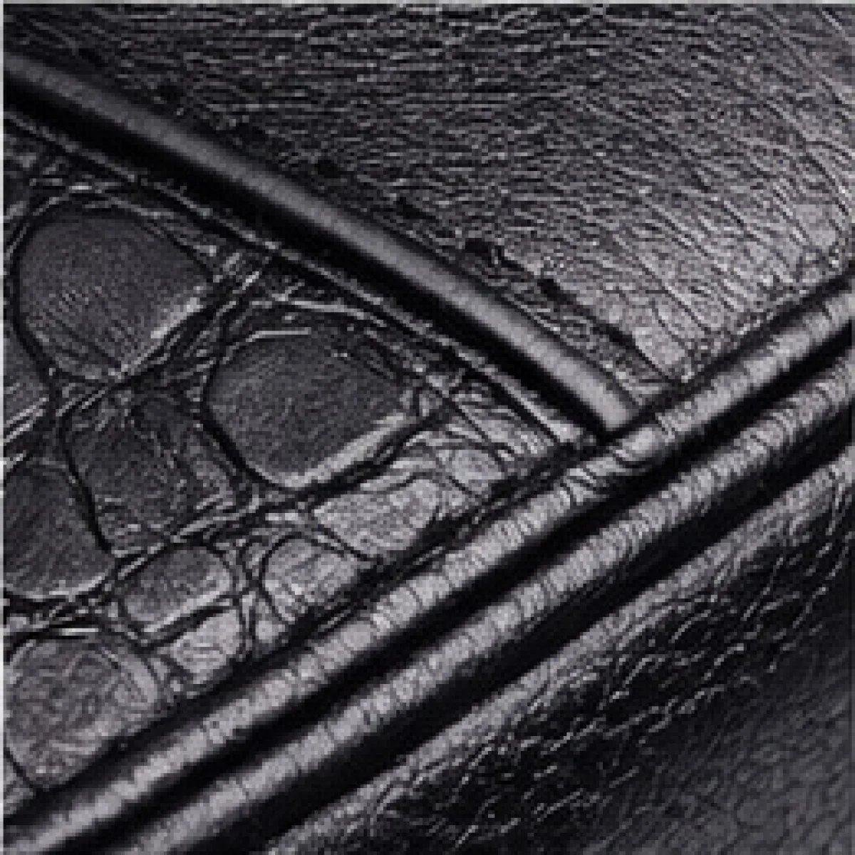 : Louis Vuitton Croc-Texture Leather Pouch – Black Edition - صورة 6