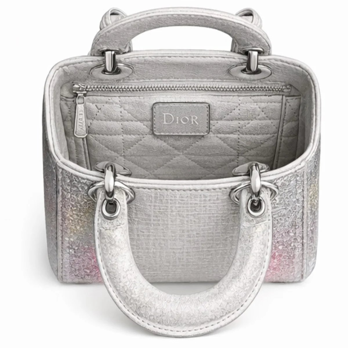 Dior Lady Mini Bag – Metallic Edition - صورة 10