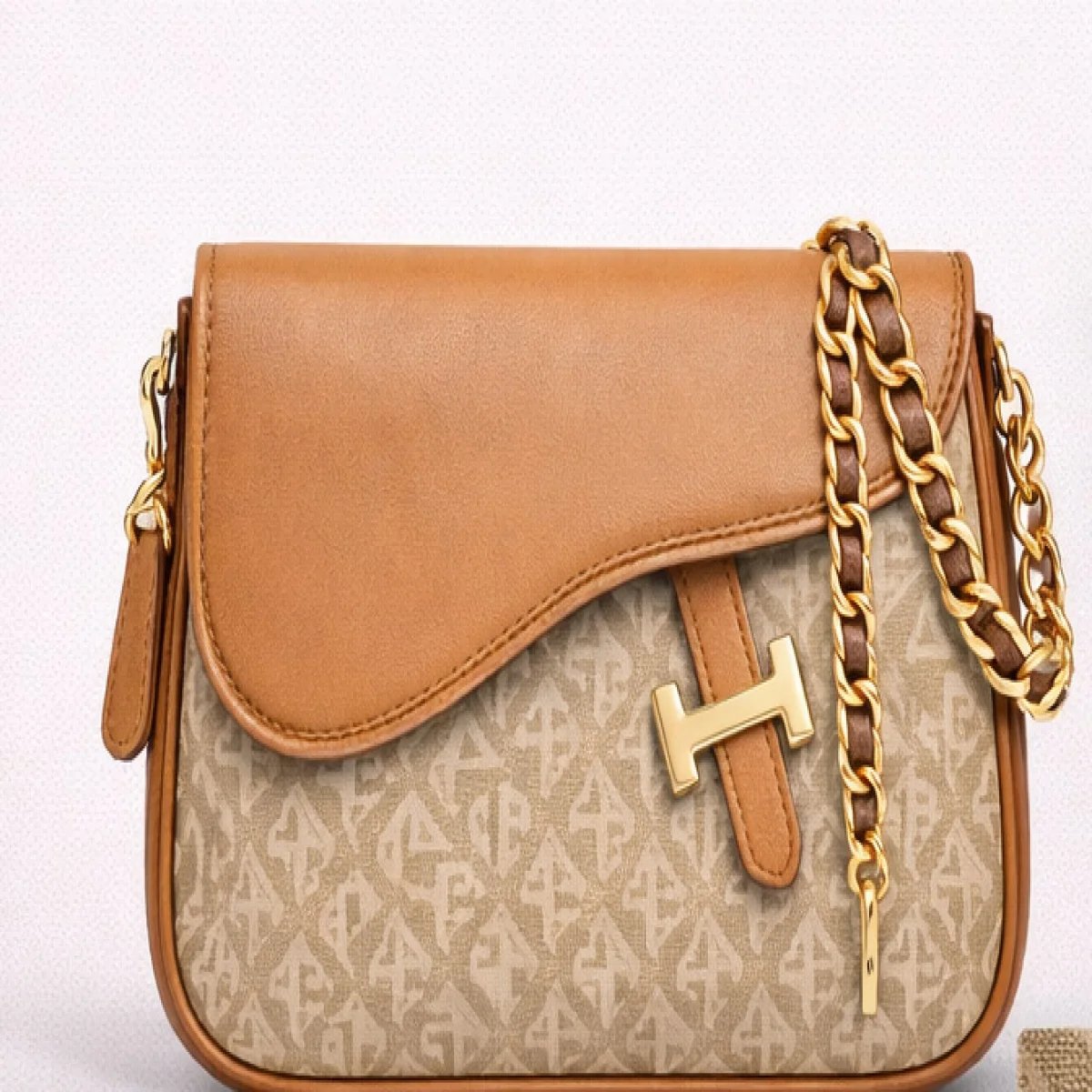 Tod’s T Timeless Canvas & Leather Shoulder Bag - صورة 5