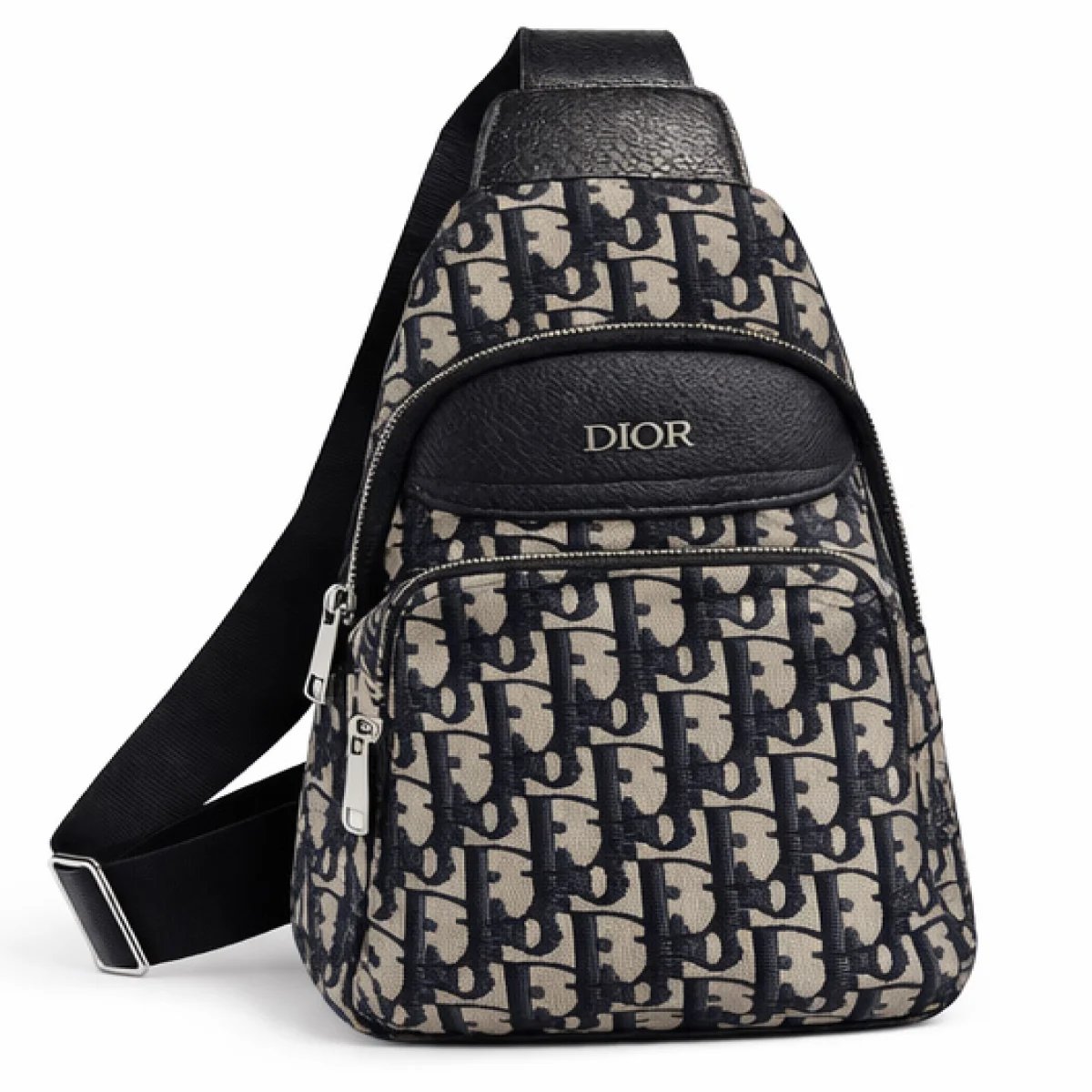Dior Oblique Canvas Sling Bag - صورة 11