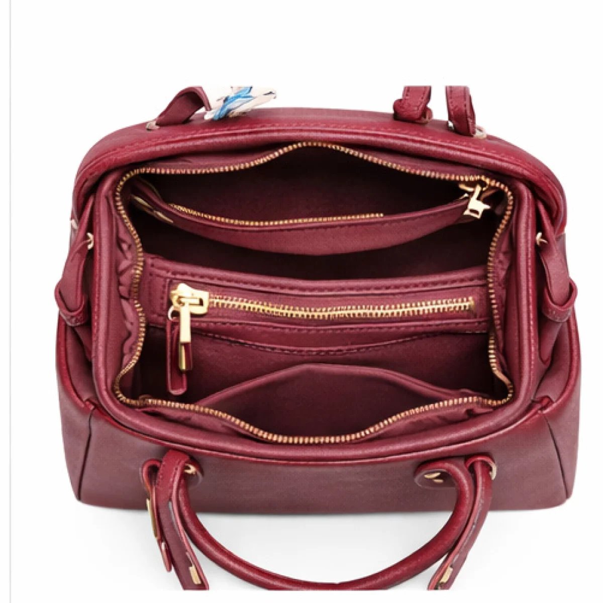 Hermès Lindy Mini Bag – Burgundy Edition - صورة 4