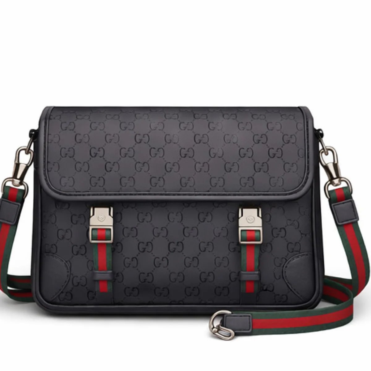 Gucci GG Embossed Messenger Shoulder Bag - صورة 5