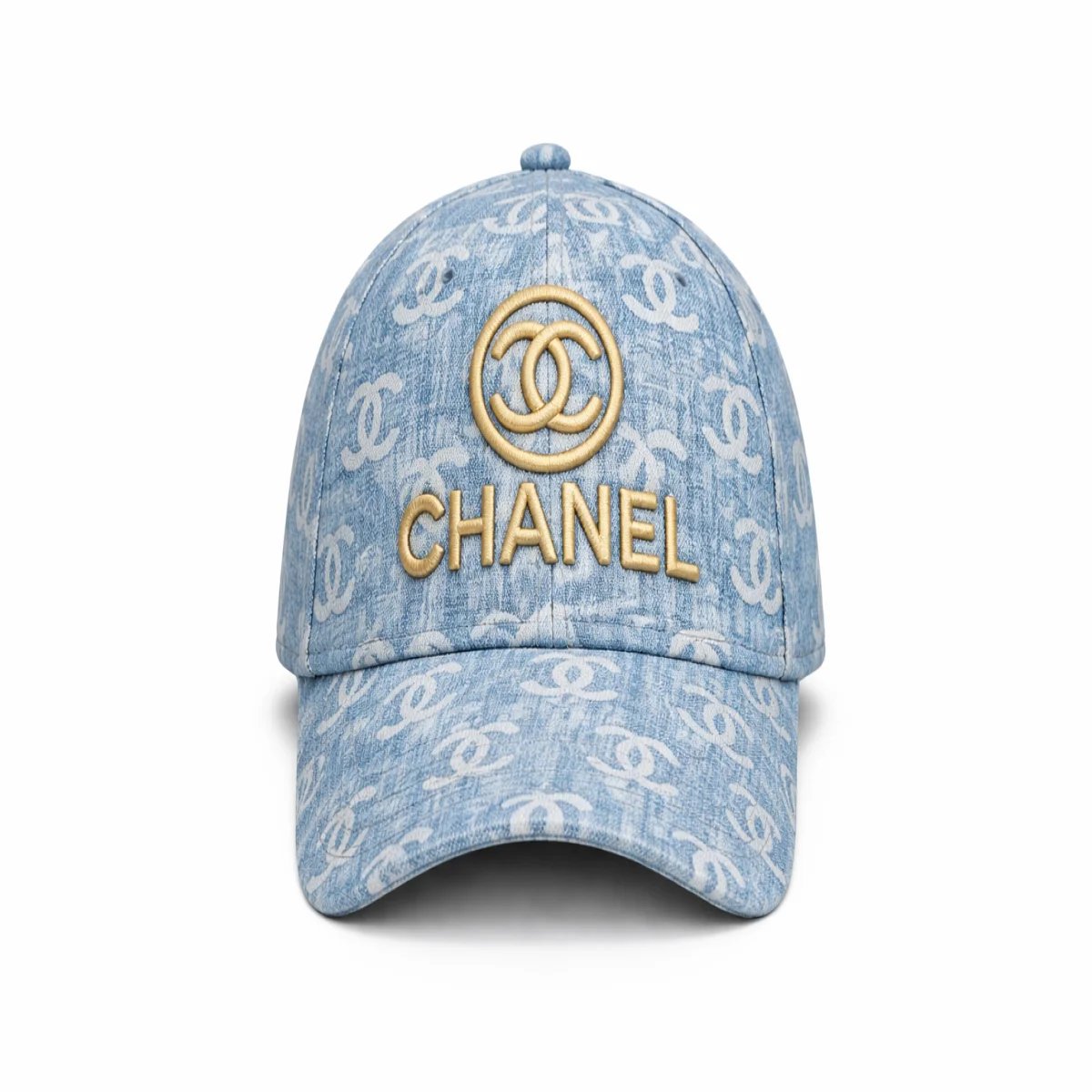 قبعة Chanel دنيم زرقاء - صورة 3