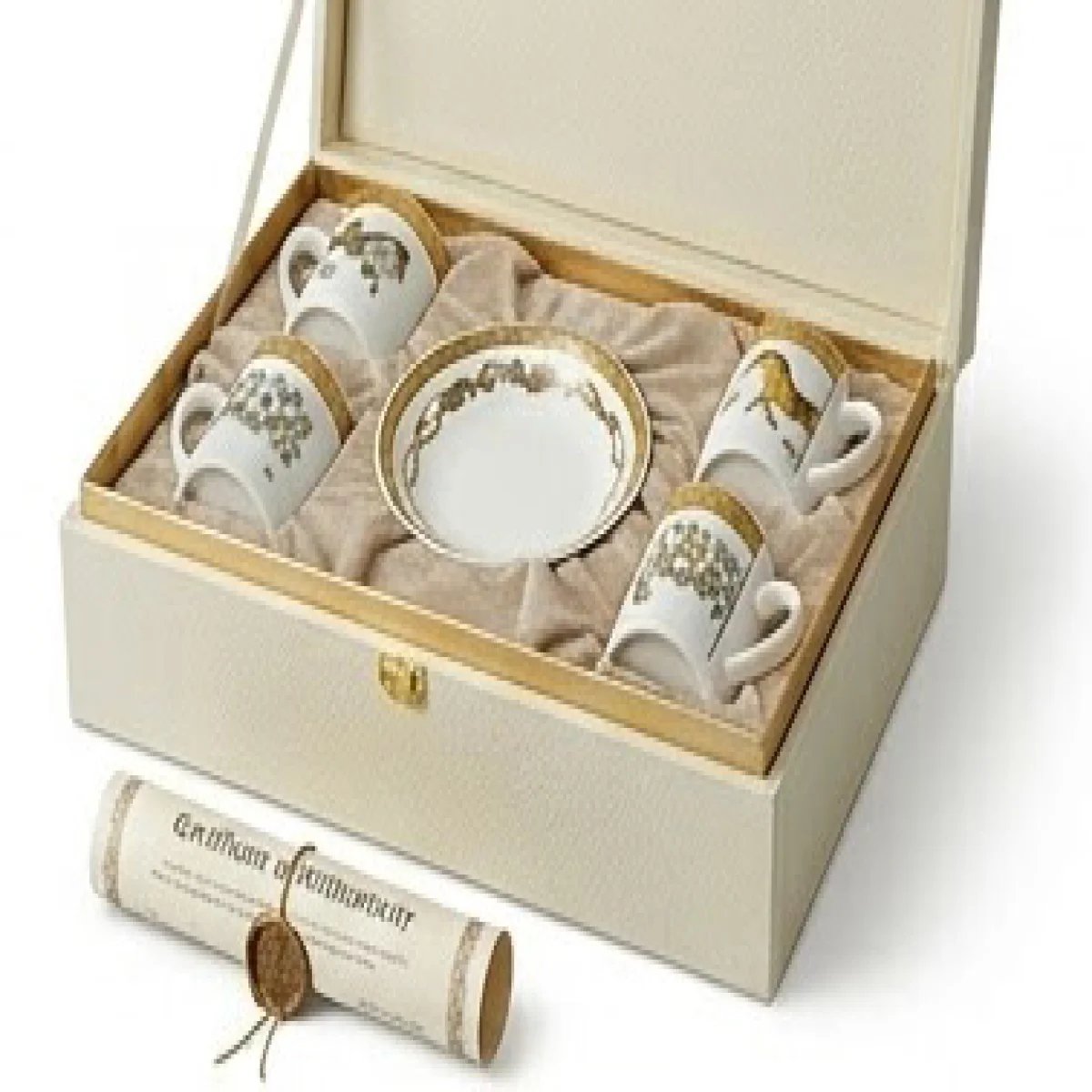 HERMÈS – Luxury Artistic Coffee Cup Set - صورة 2