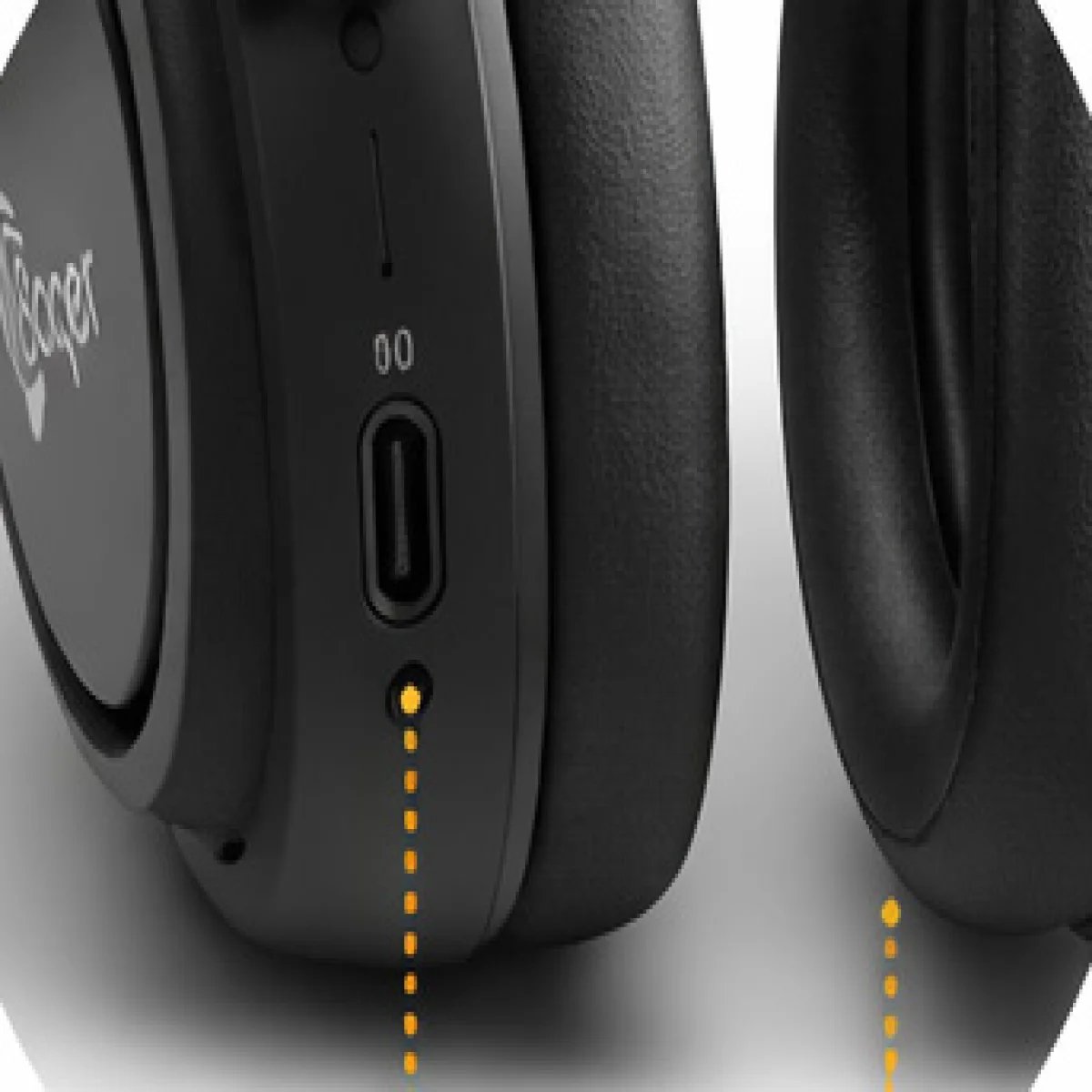 B-057Baqer Wireless Over-Ear Headphones with Up to 12 Hours Playtime - صورة 4