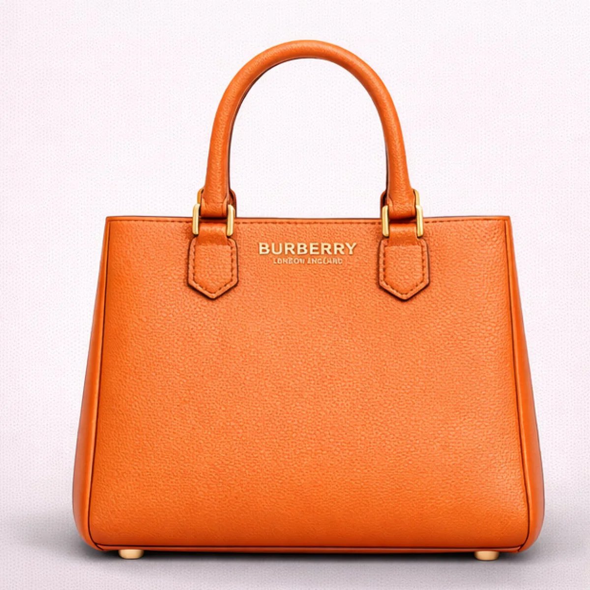 Burberry Classic Leather Top Handle Handbag - صورة 11