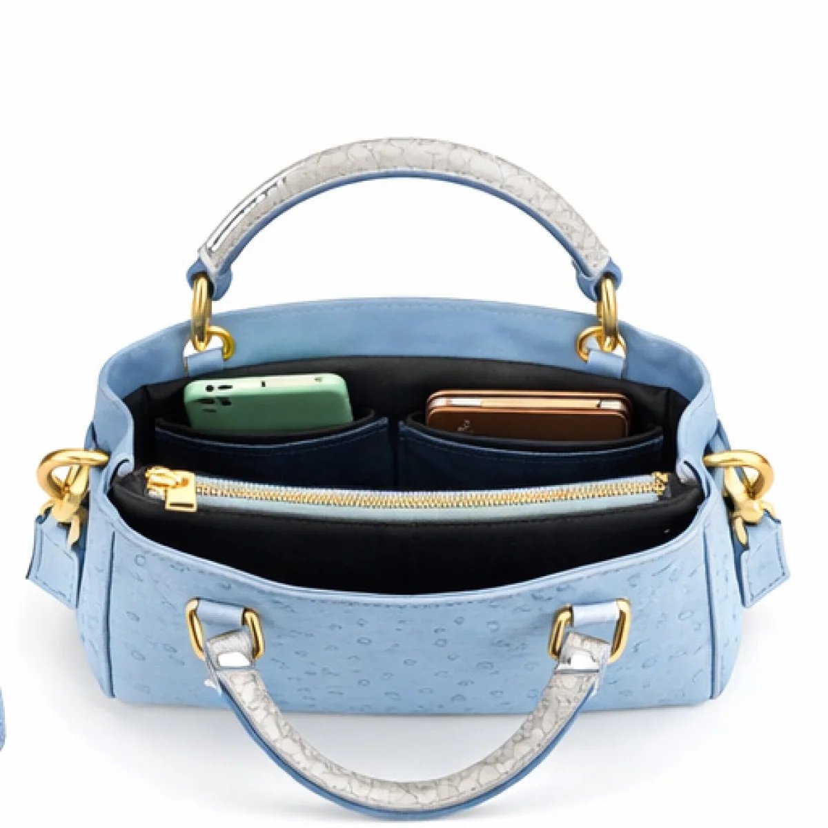 Louis Vuitton Capucines Mini Ostrich Leather Bag - صورة 7