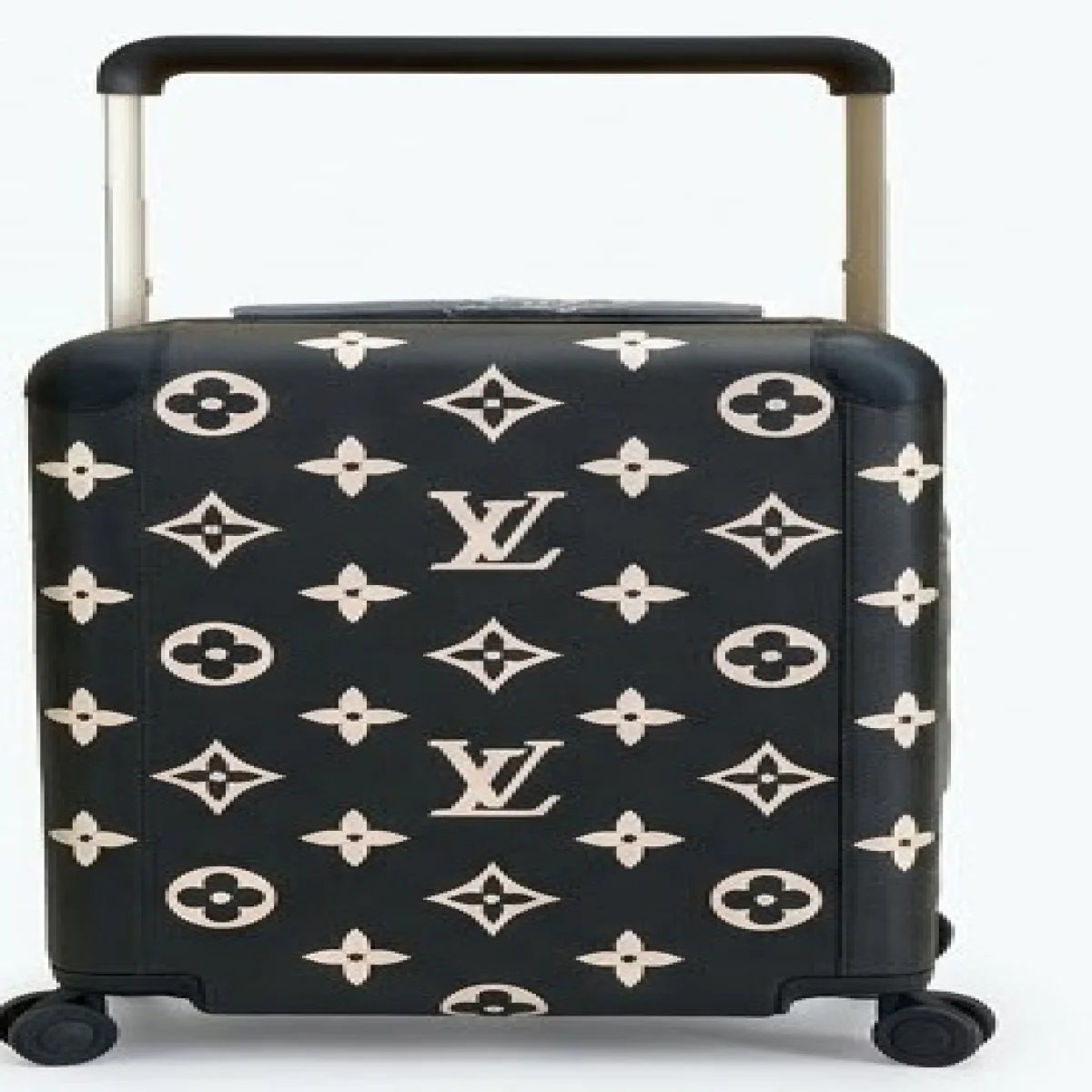 Louis Vuitton – Giant Monogram Rolling Travel Suitcase Black & White Edition - صورة 5