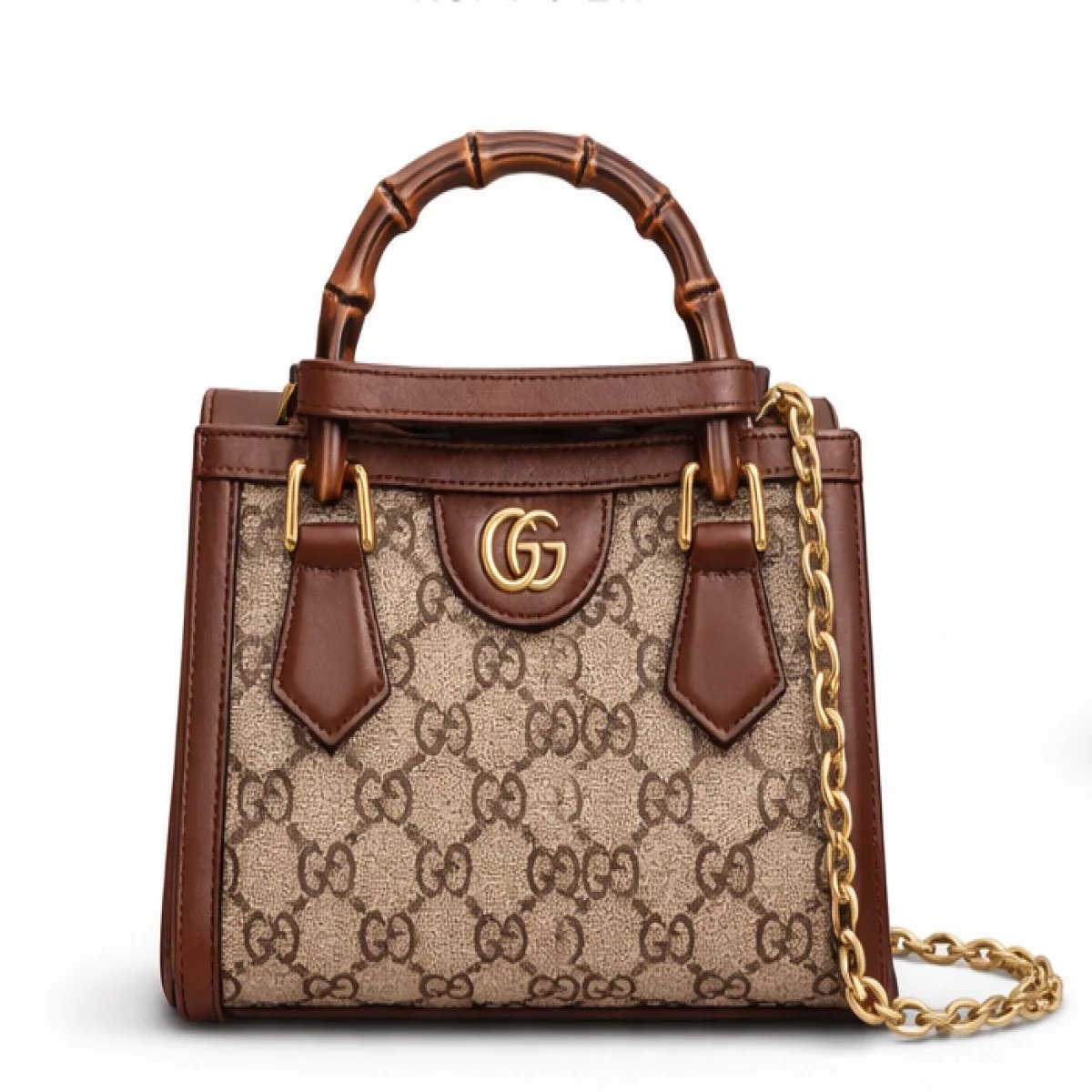 Gucci Diana Mini GG Canvas Top Handle Bag - صورة 6