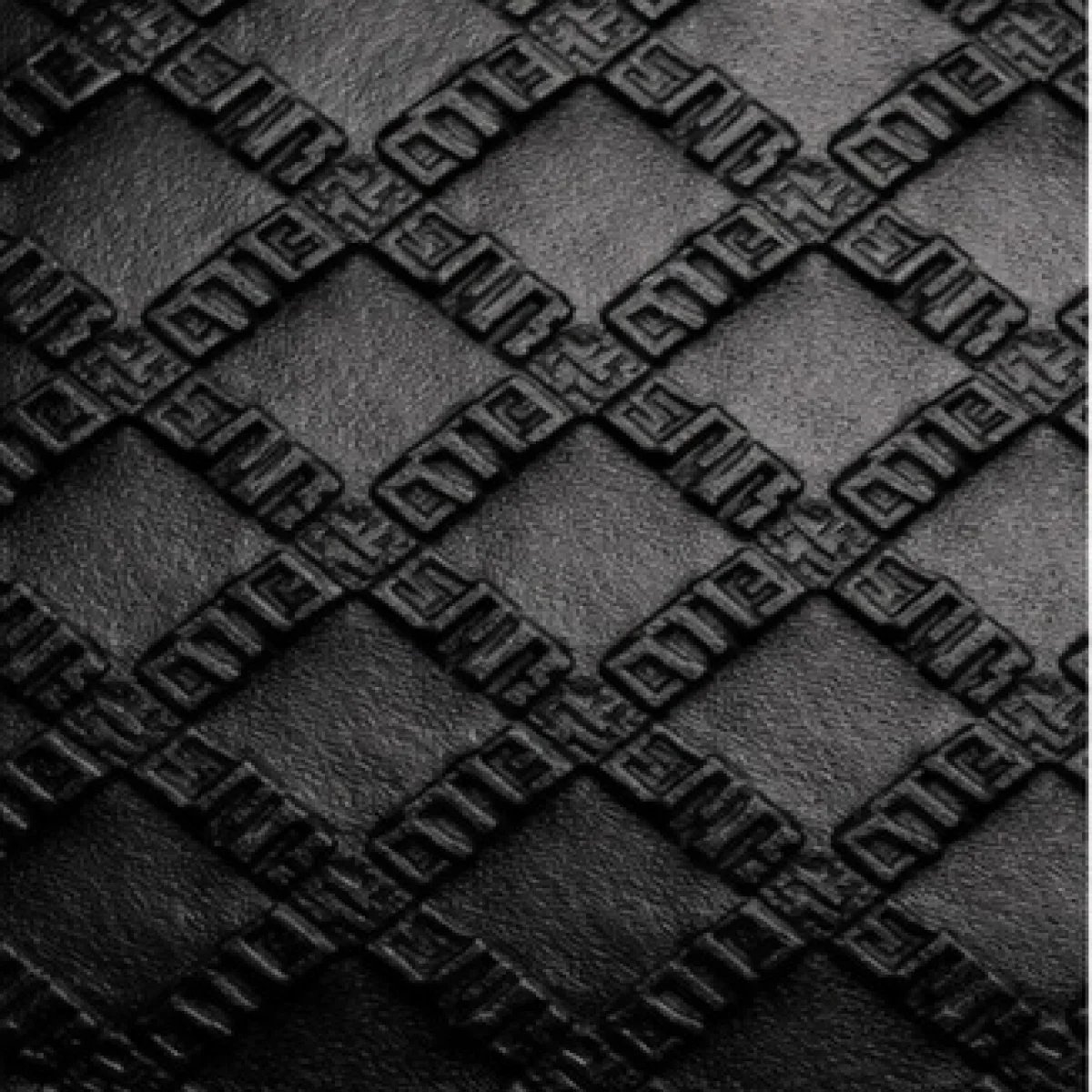 Versace Milano – Medusa Greca Quilted Leather Zip Clutch – Black Edition - صورة 3