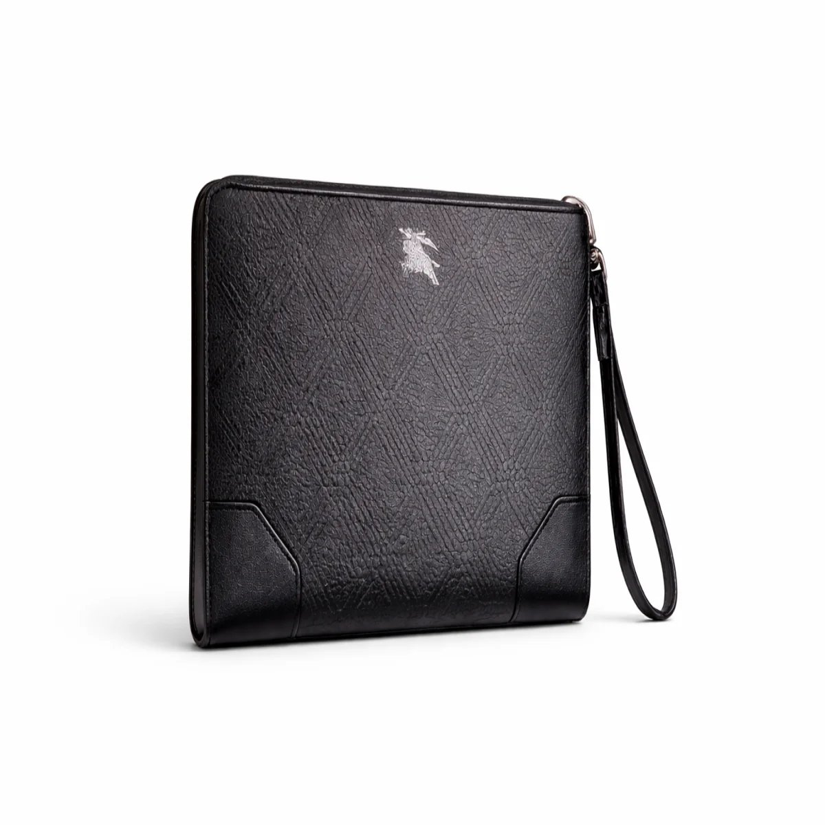 محفظة بسحاب بتصميم مستوحى من Burberry - صورة 2