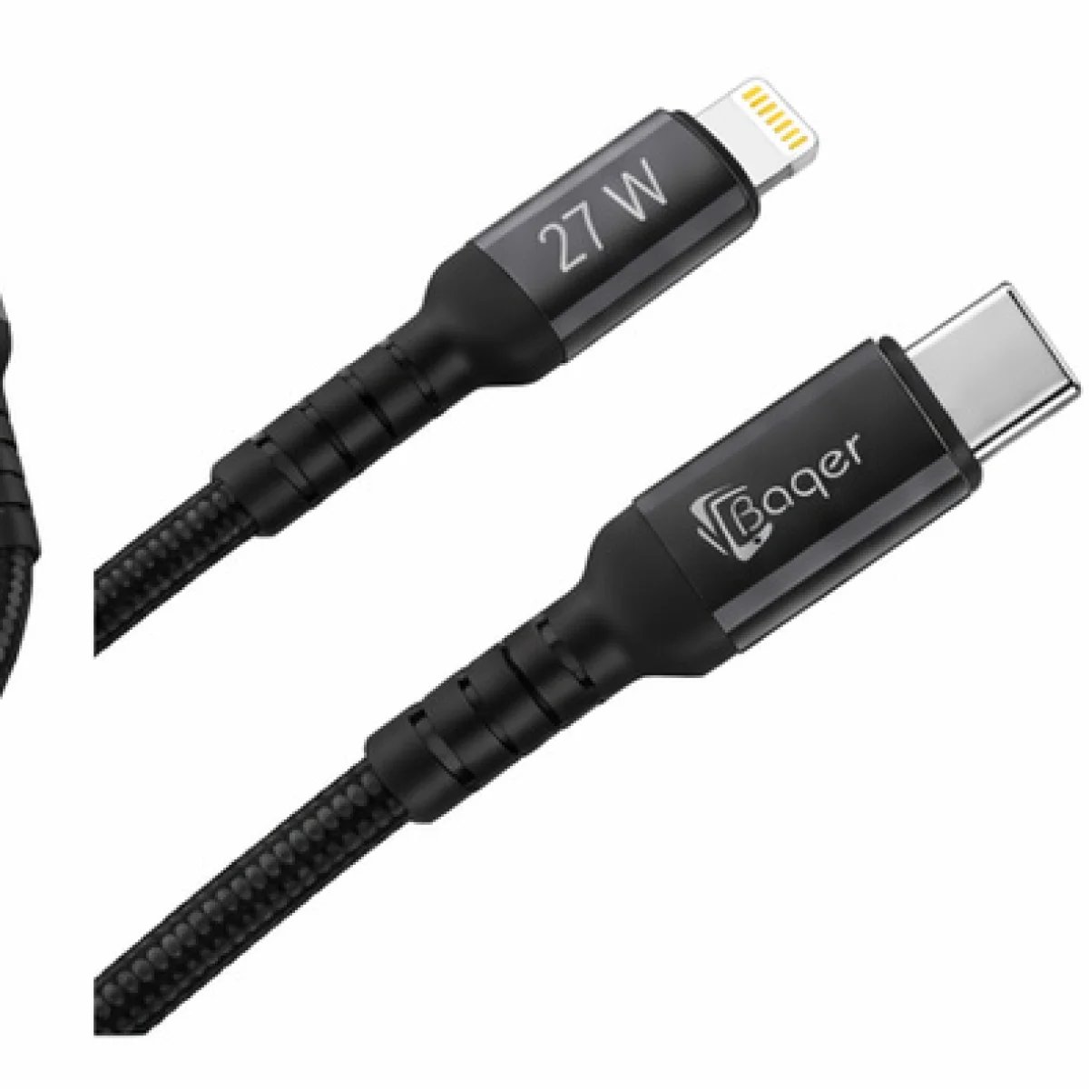 Baqer USB-C to Lightning 27W Fast Charging Cable –TD_CA101 - صورة 2