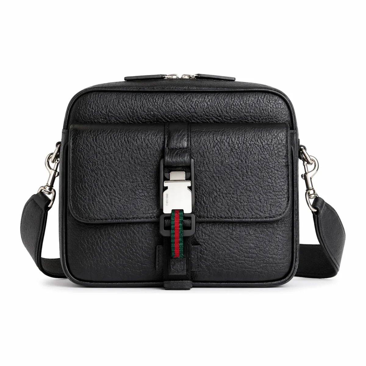 كلتش كتف جلد مستوحى من Gucci - صورة 2