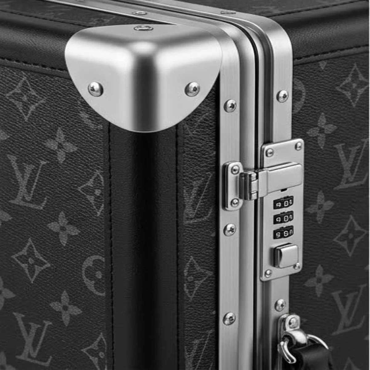 Louis Vuitton – Monogram Eclipse Rolling Travel Suitcase - صورة 3