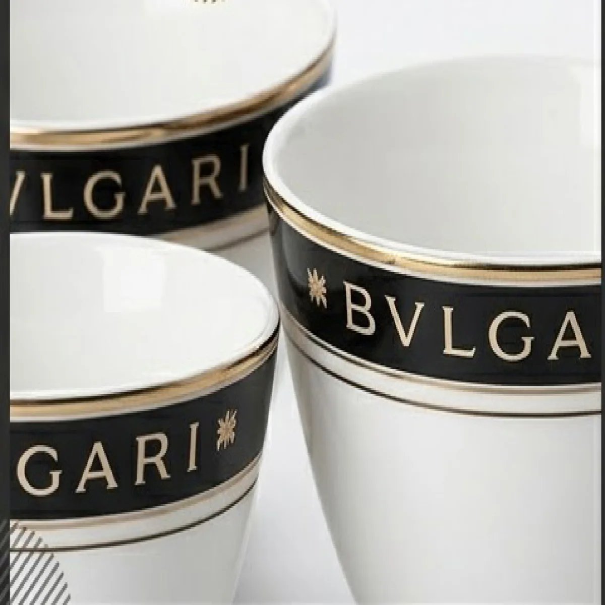 BVLGARI – Luxury Signature Coffee Cup Set - صورة 2