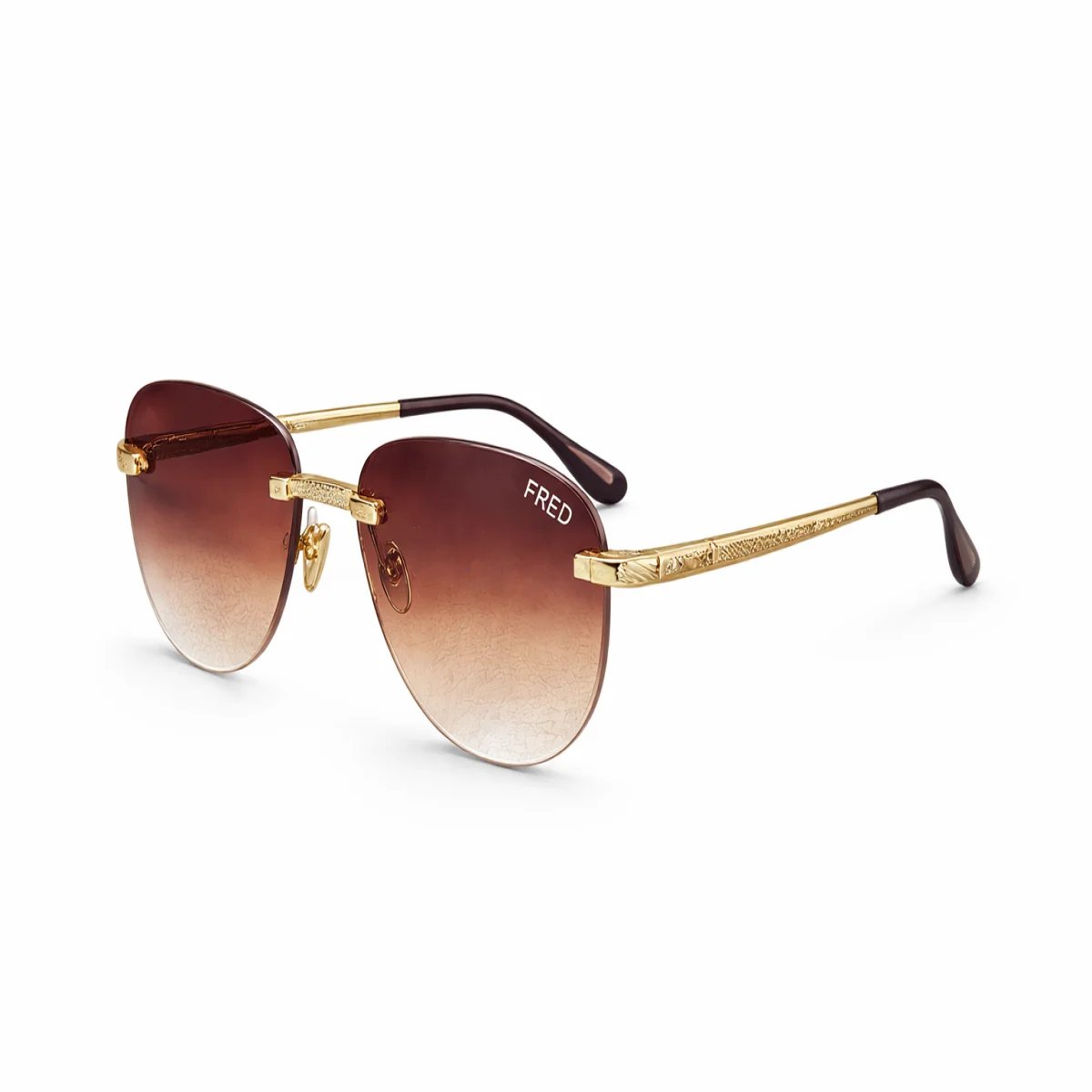 FRED Rimless Sunglasses – Timeless Luxury Redefined - صورة 2