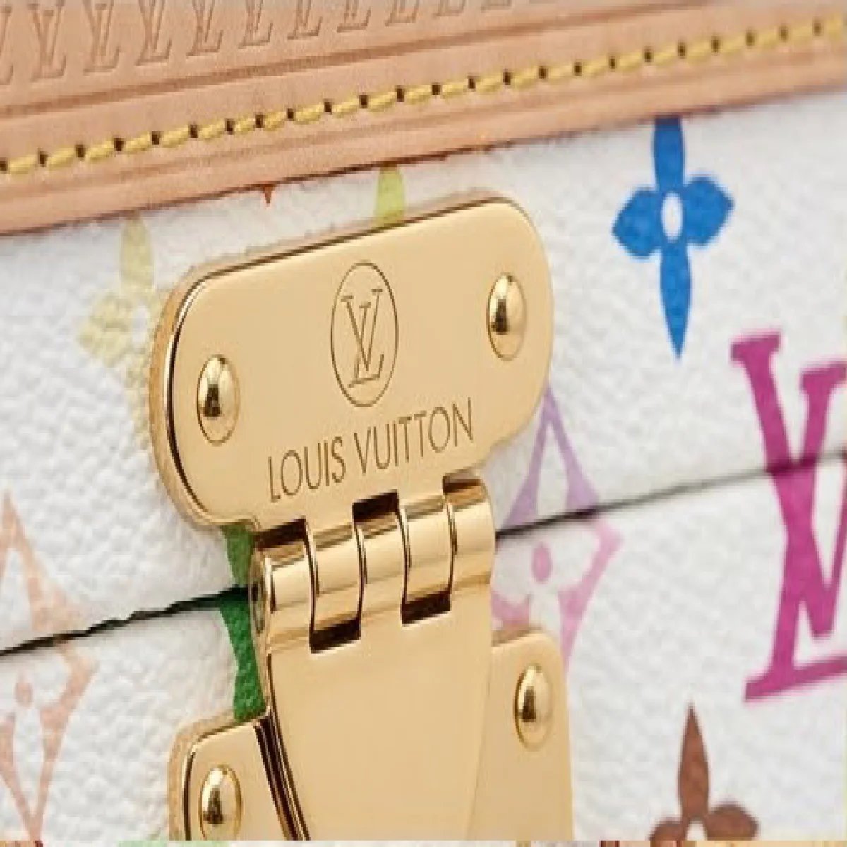 Louis Vuitton – Multicolor Rolling Travel Suitcase - صورة 3
