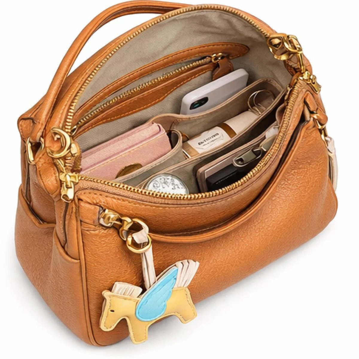 : Hermès Lindy Mini Bag – Camel Edition - صورة 10
