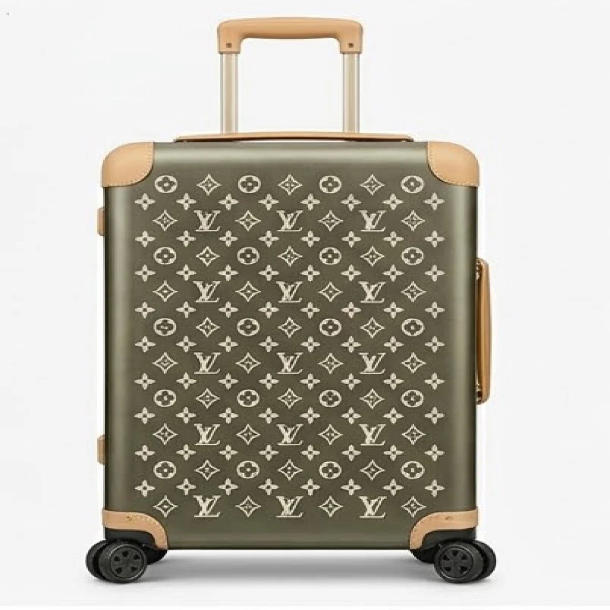 Louis Vuitton – Monogram Olive Cabin Rolling Suitcase Premium Edition - صورة 4