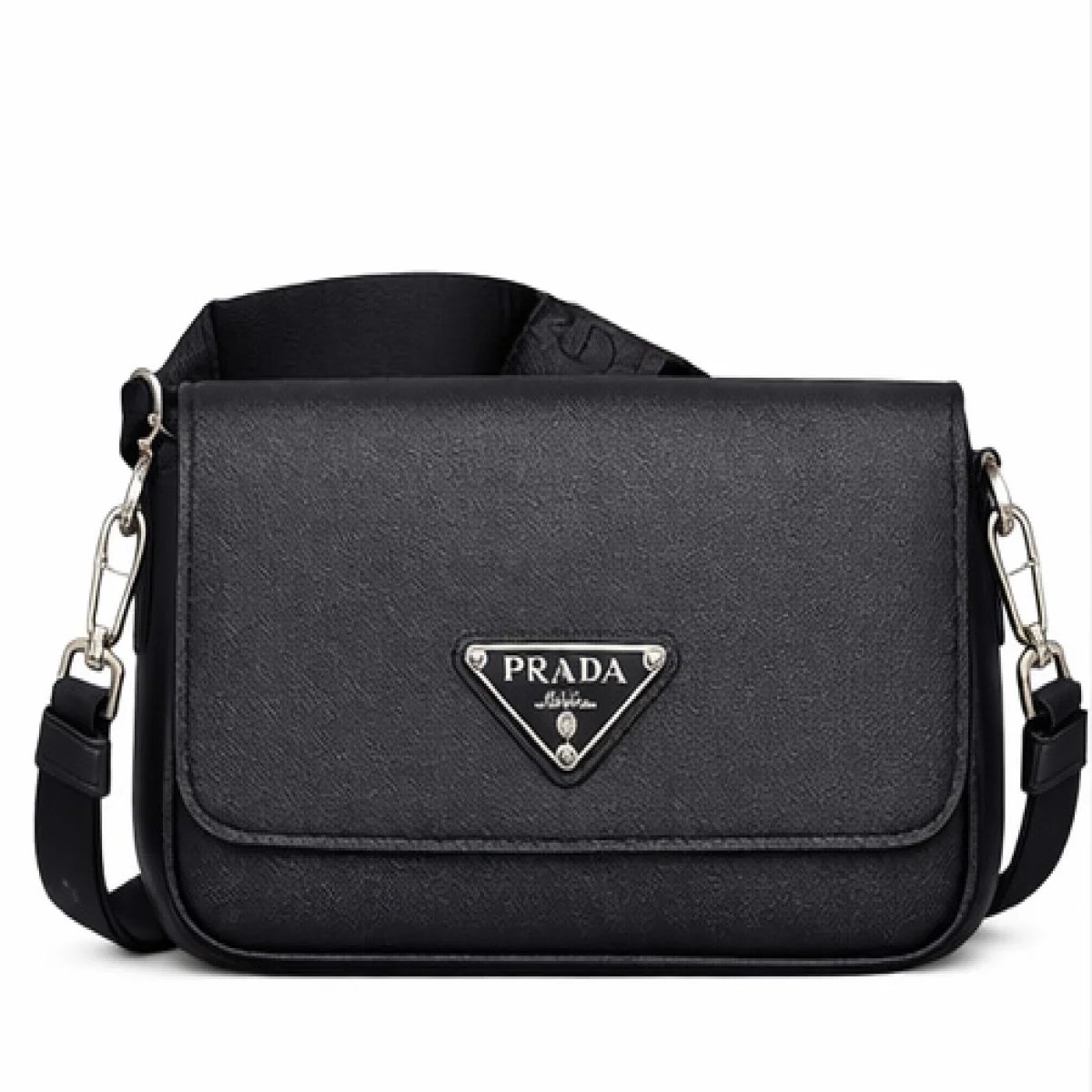 Prada Flap Leather Crossbody Bag - صورة 6