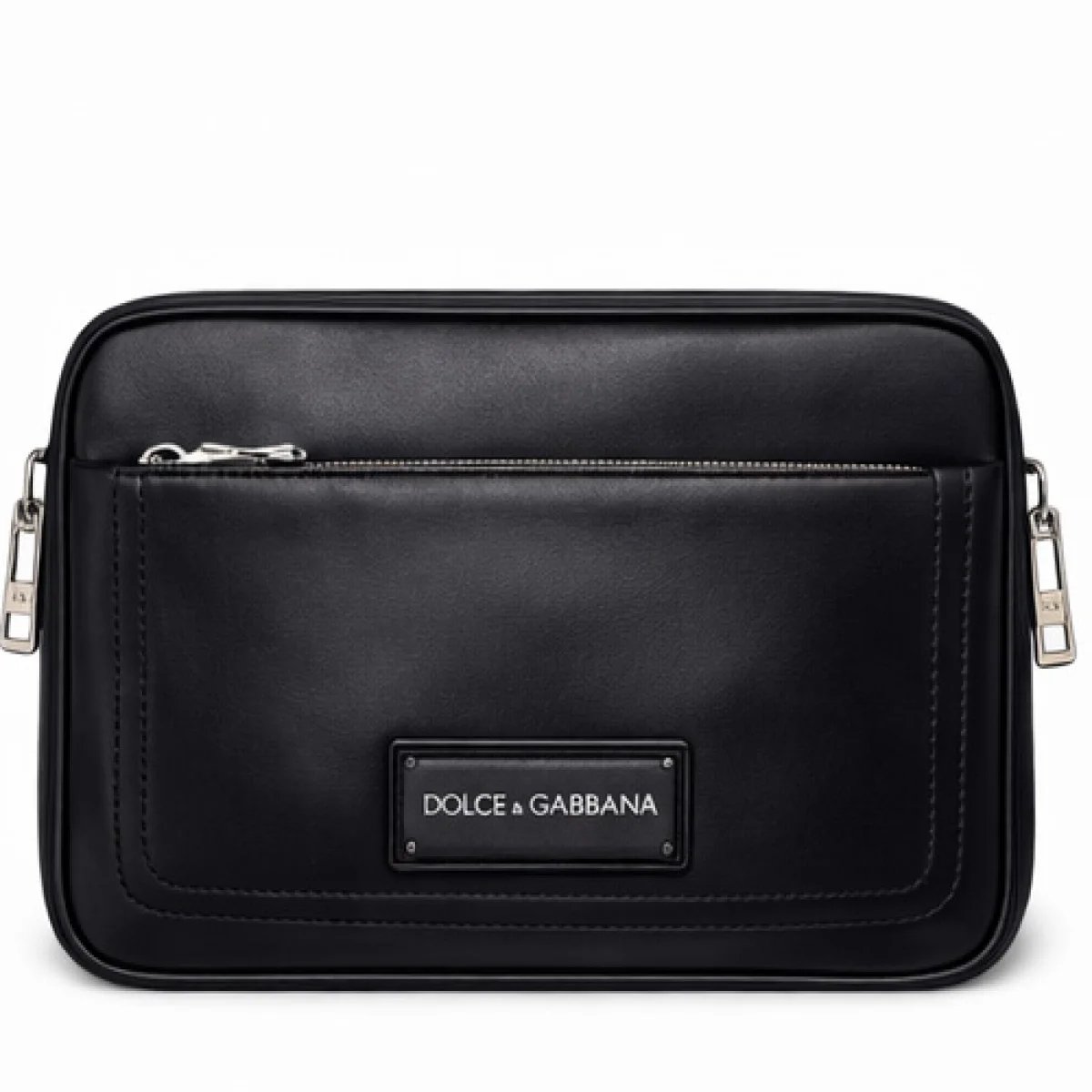 Dolce & Gabbana Leather Zip Clutch Bag - صورة 5